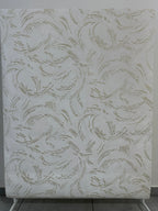 Papier peint arc de cercle blanc/or 1,06x10m